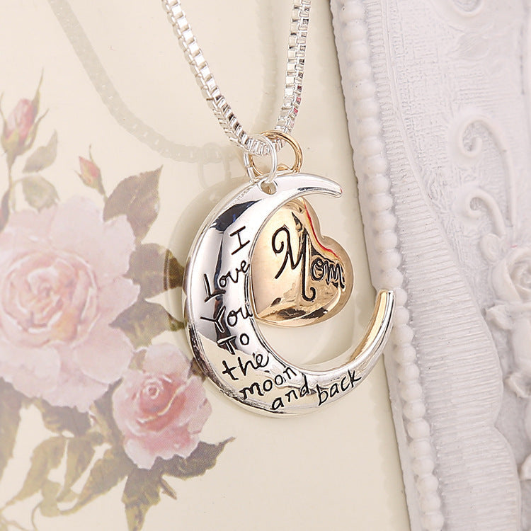 "To the Moon" - Necklace for Mom