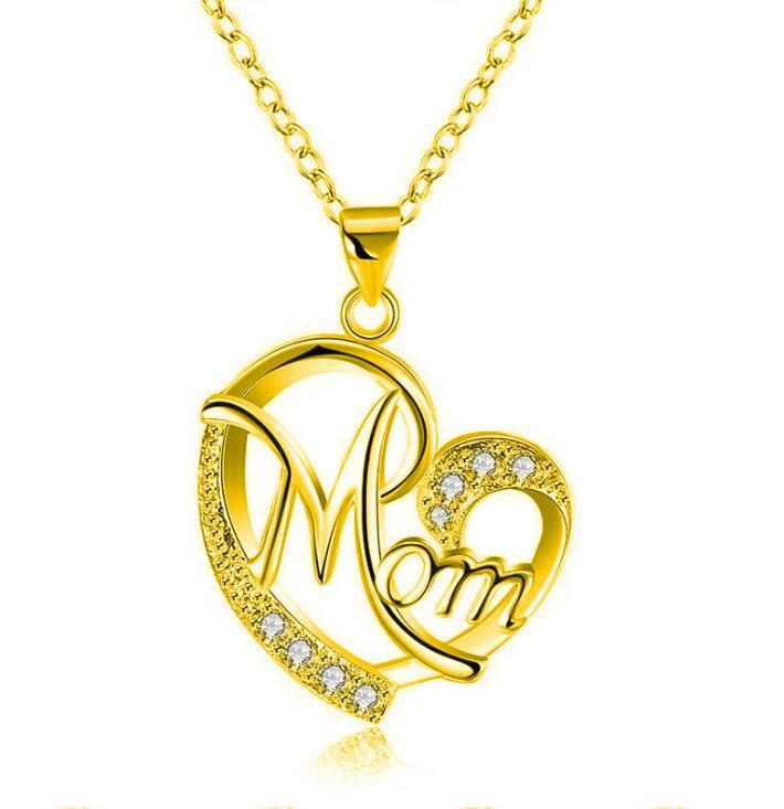 "Cherish Mom" - Multicolored Mom Necklaces