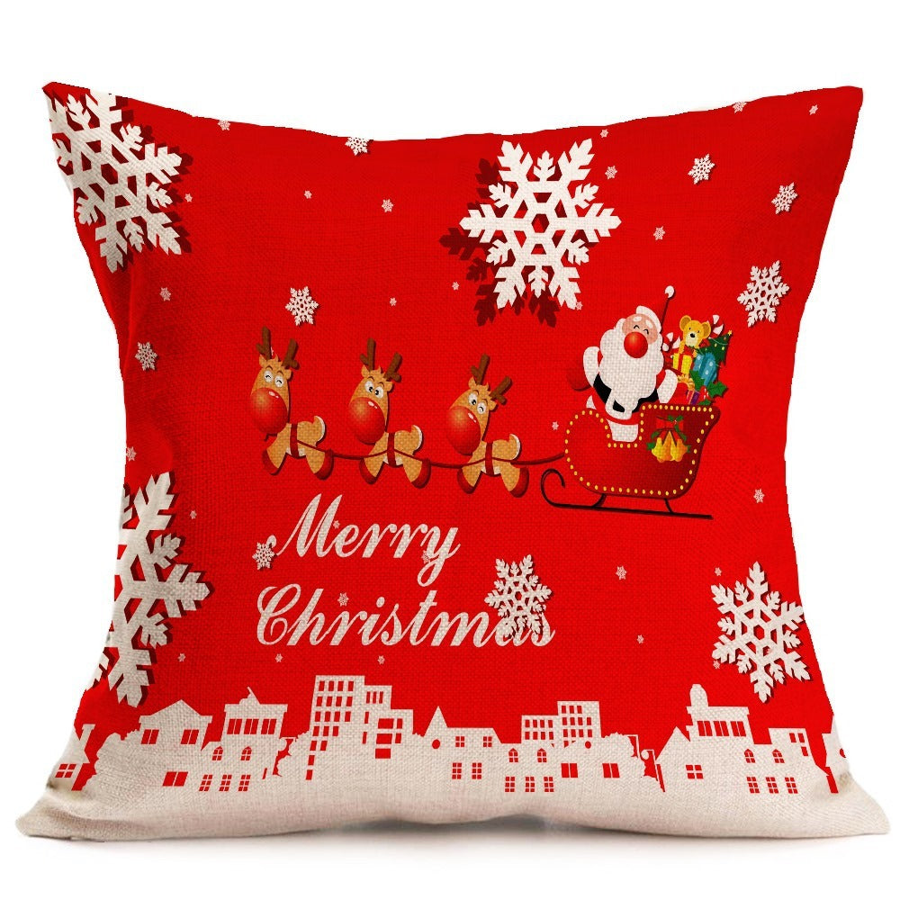 Festive Christmas Sofa Pillowcases