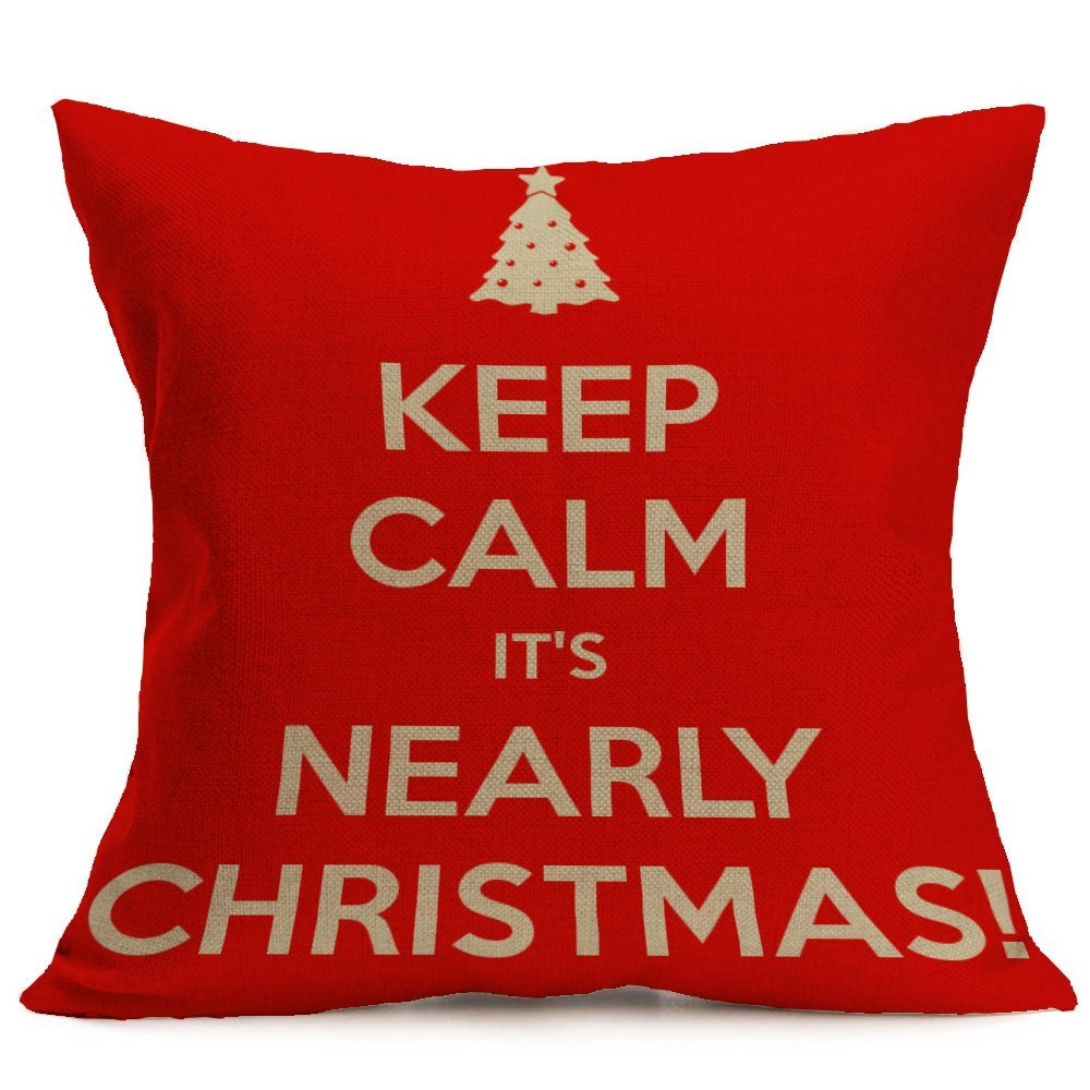 Festive Christmas Sofa Pillowcases
