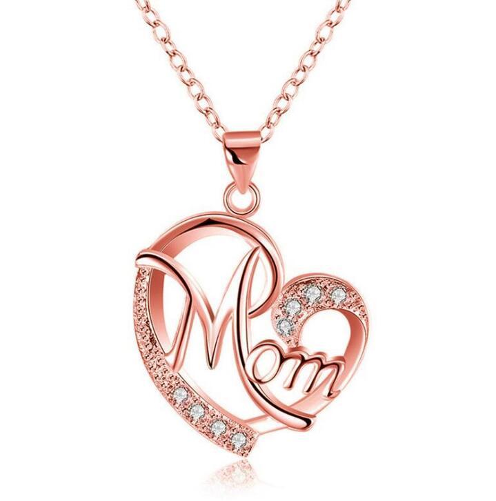 "Cherish Mom" - Multicolored Mom Necklaces