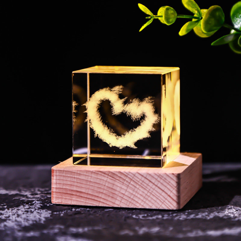 Crystal Cube Decoration Gifts