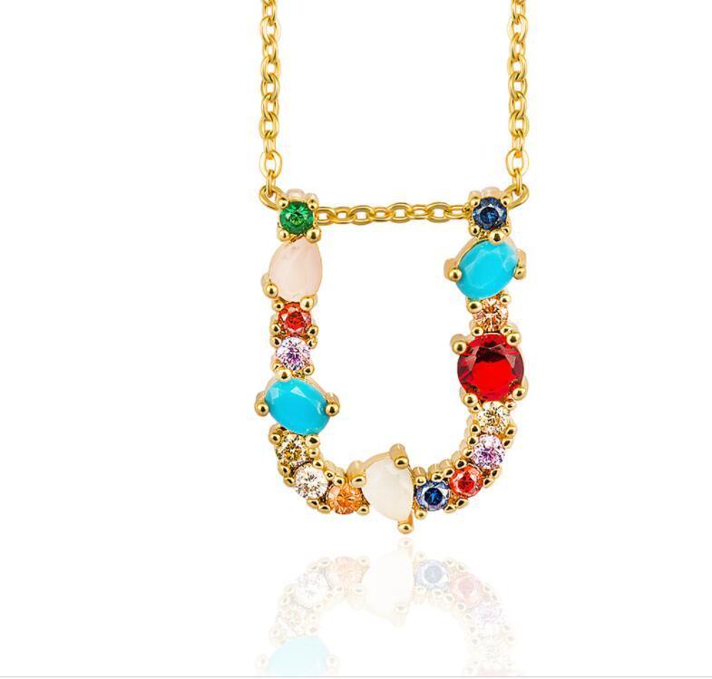 Bedazzled Letter Necklace