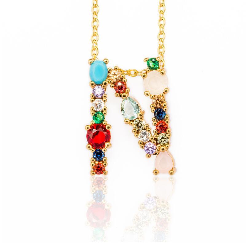 Bedazzled Letter Necklace