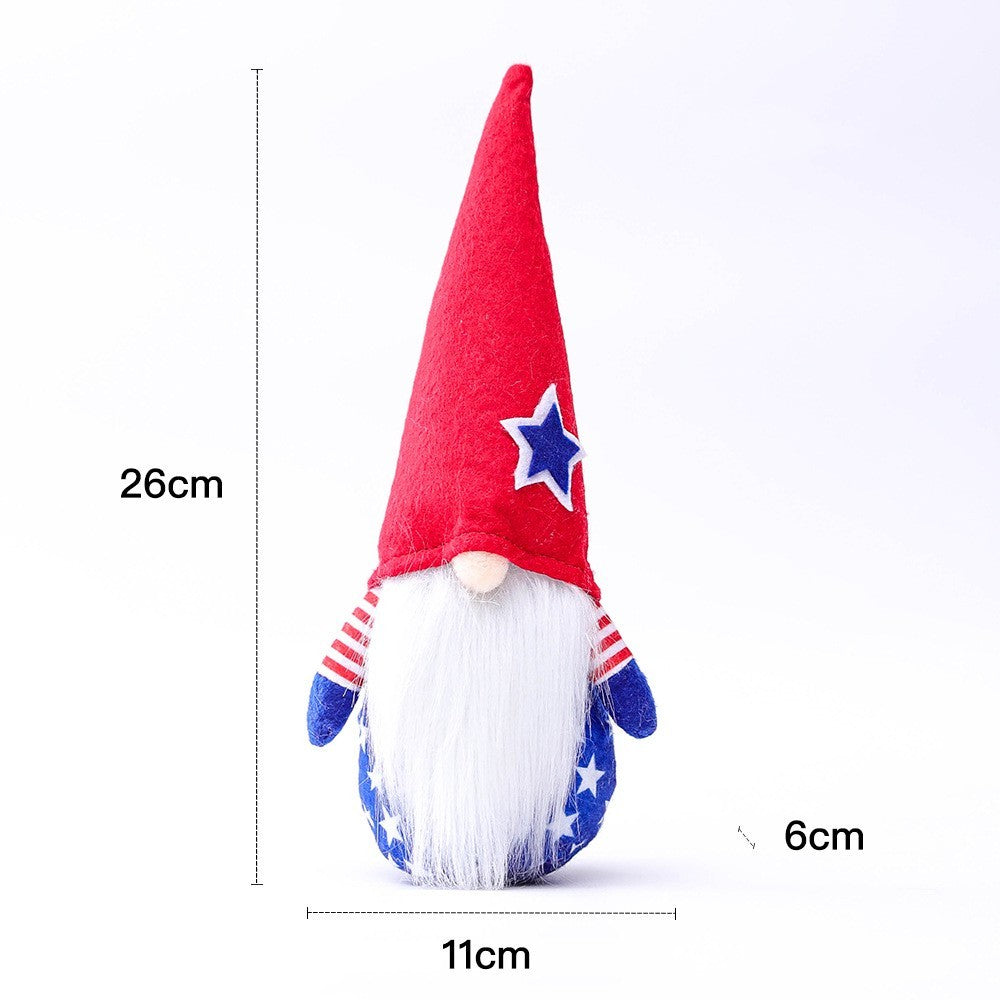 Striped Dwarf Doll Ornaments