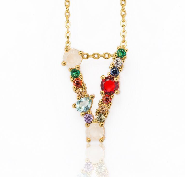 Bedazzled Letter Necklace