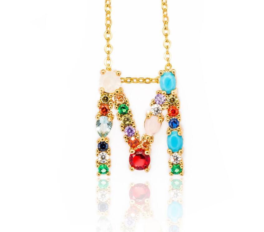 Bedazzled Letter Necklace