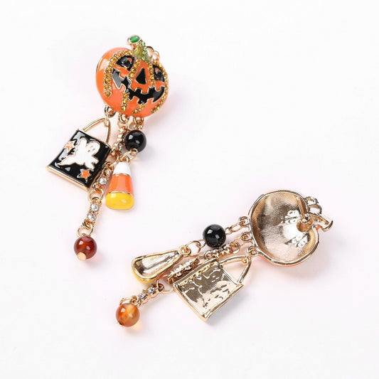 Pumpkin Dangle Earrings
