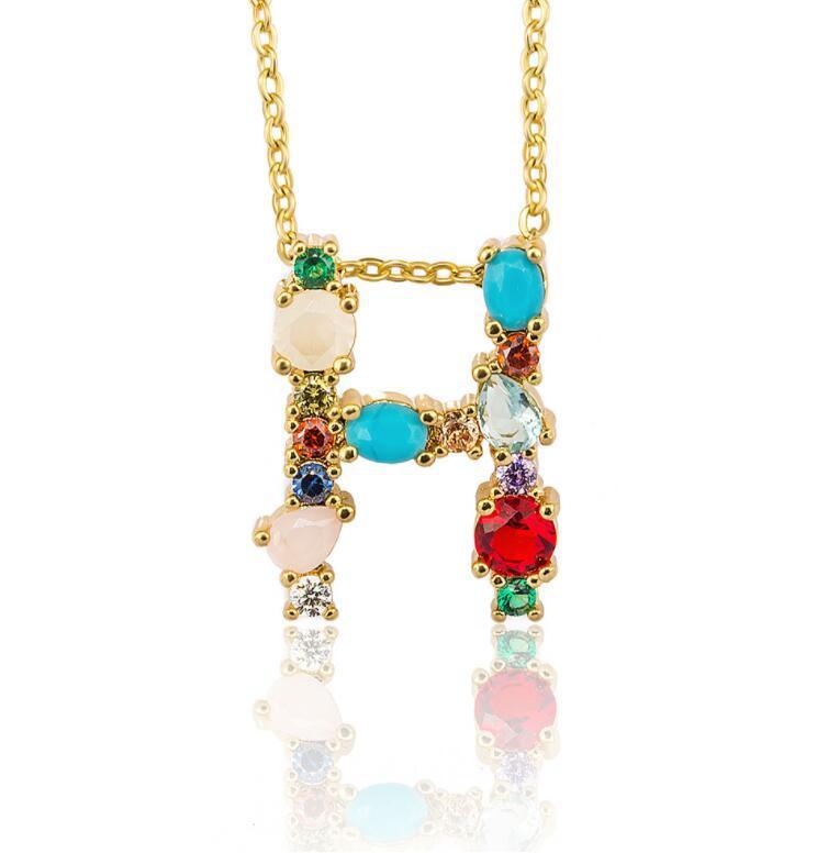 Bedazzled Letter Necklace