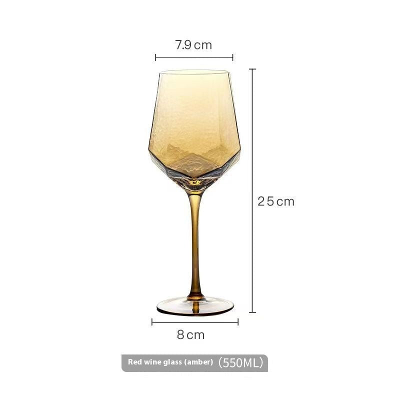 "Diamond Amber" - Wine Glass Collection