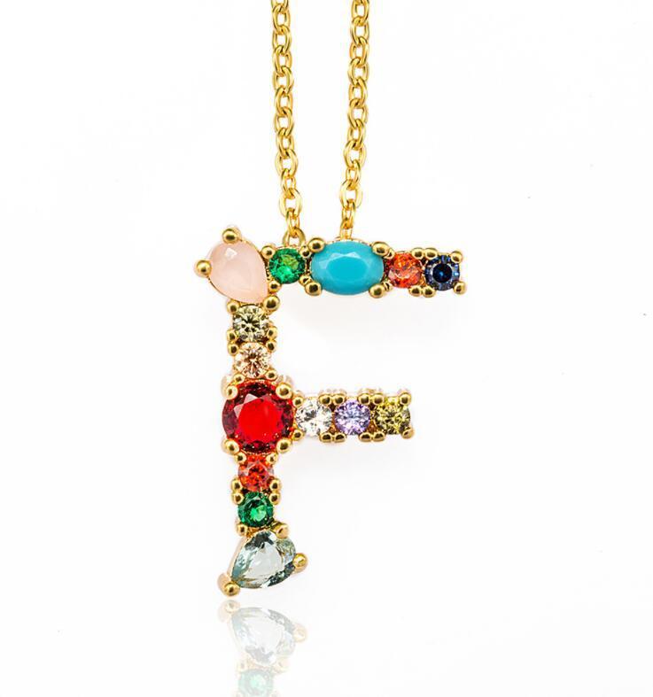 Bedazzled Letter Necklace