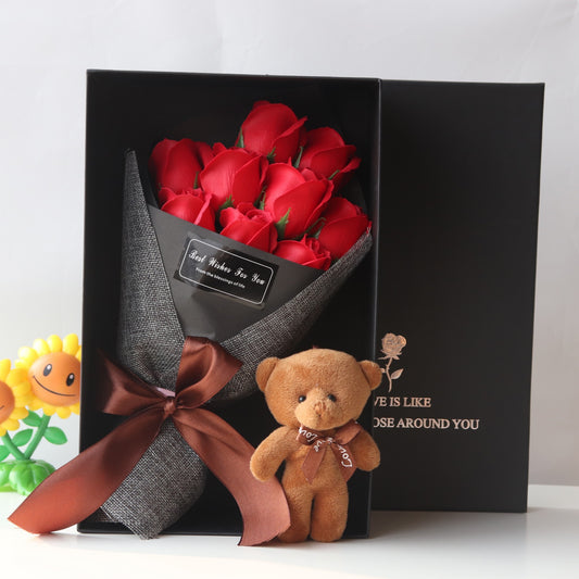 Valentine's Day Rose Soap Bouquet