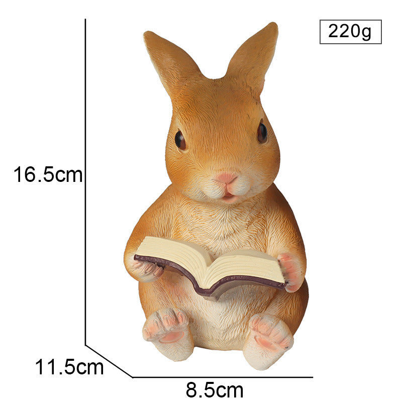 "Reading Rabbit" - Easter Sculptures for Garden