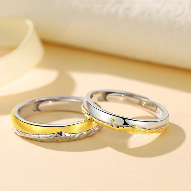 Sunset Jinshan Ring for Couples