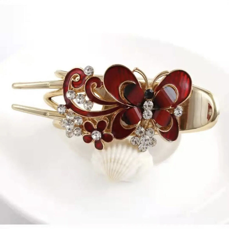 "Gorgeous Darling" - Bedazzled Hairpins