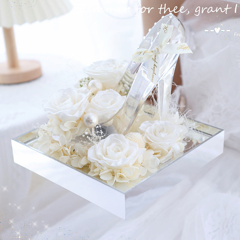 Handmade Acrylic Rose Christmas Decoration Ornaments