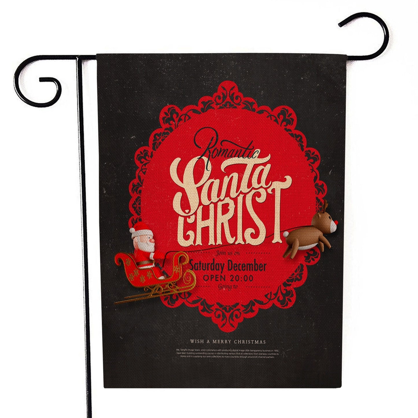 Santa Claus Garden Flag