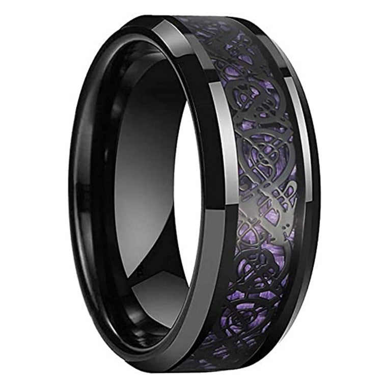 Black Tungsten Carbide 8mm Ring