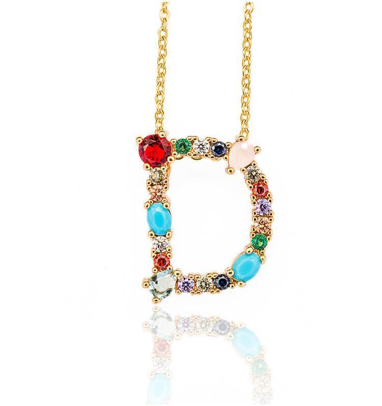 Bedazzled Letter Necklace