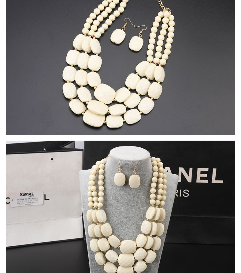 Cultural Beaded Jewelry Set