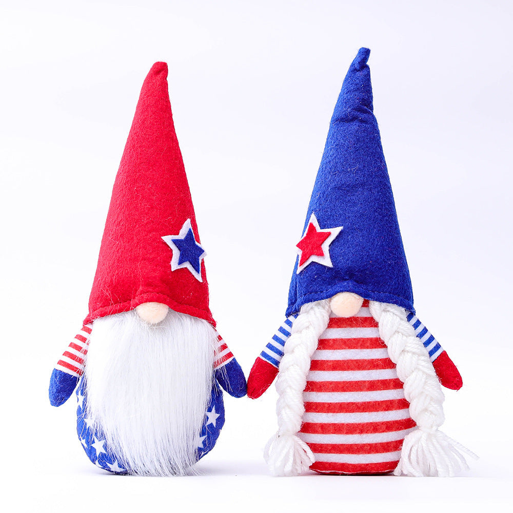 Striped Dwarf Doll Ornaments