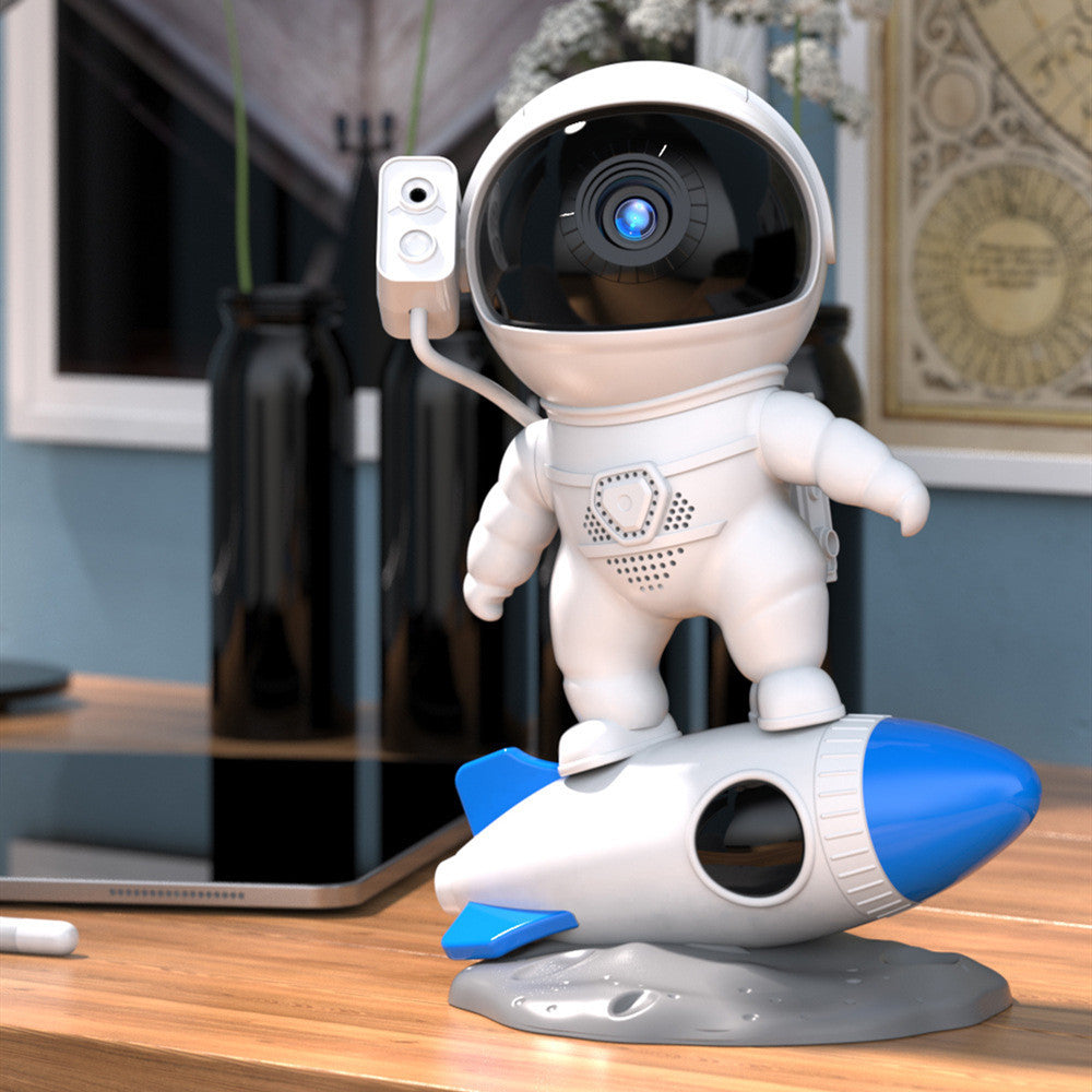 Starry Sky Rocket Astronaut Galaxy Projector Lamp Desktop