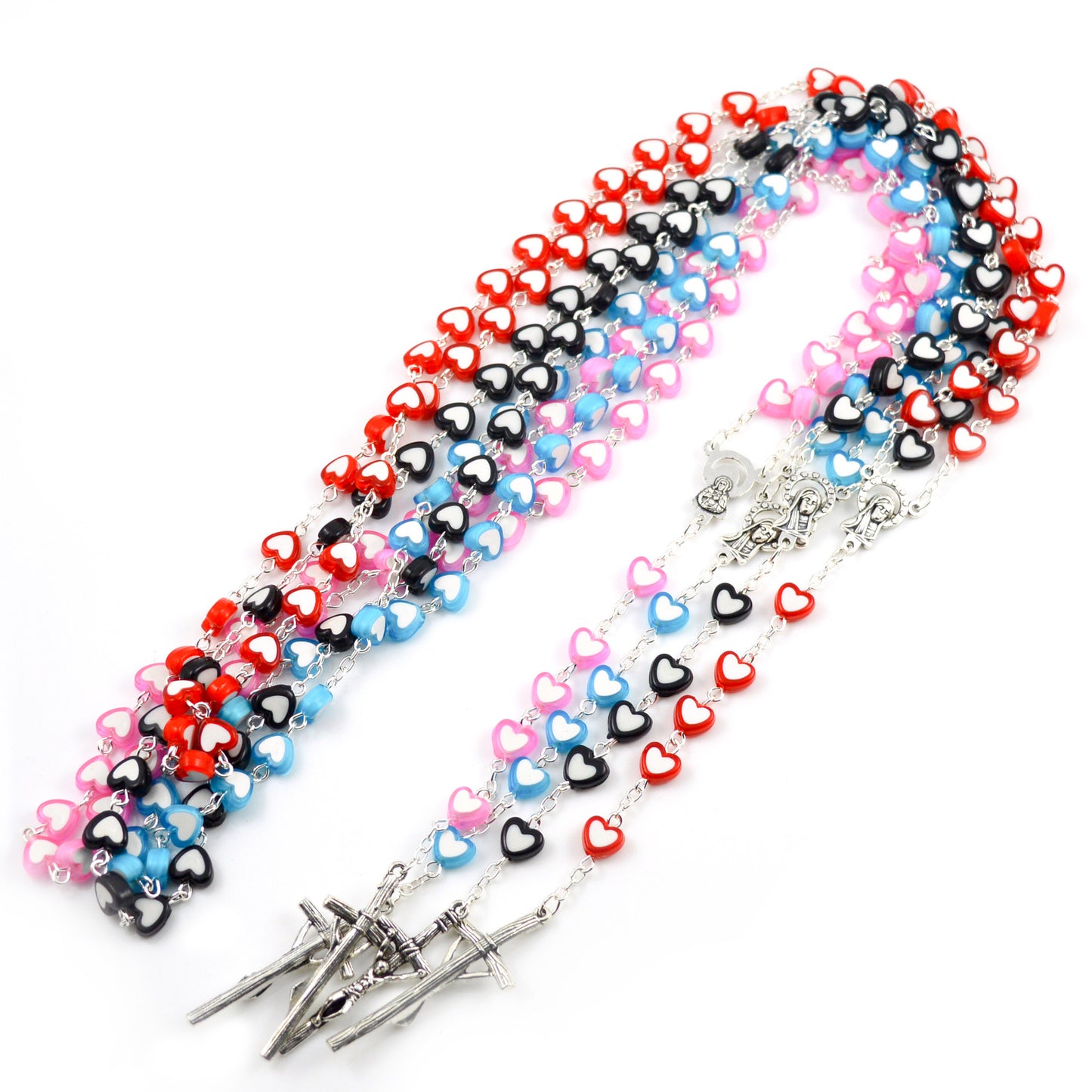 "Jesus Love" - Rosary  Necklace