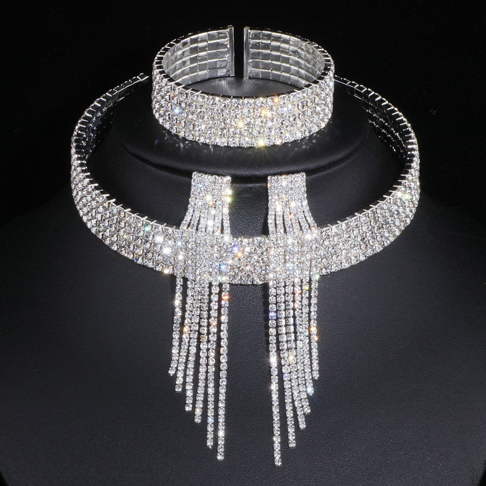Diamond Choker Jewelry Sets