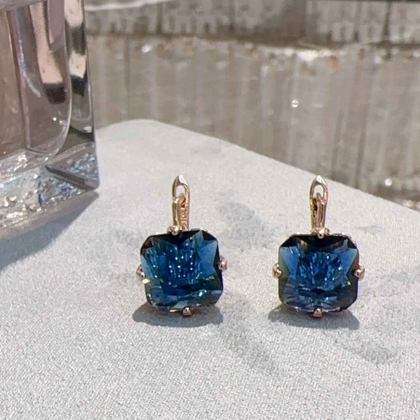 Sapphire Earrings and Necklace Set