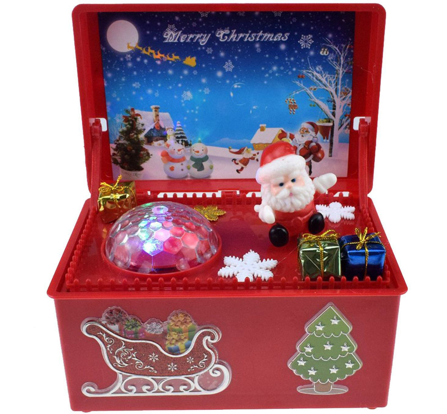 Electric Christmas Musical Gift Box