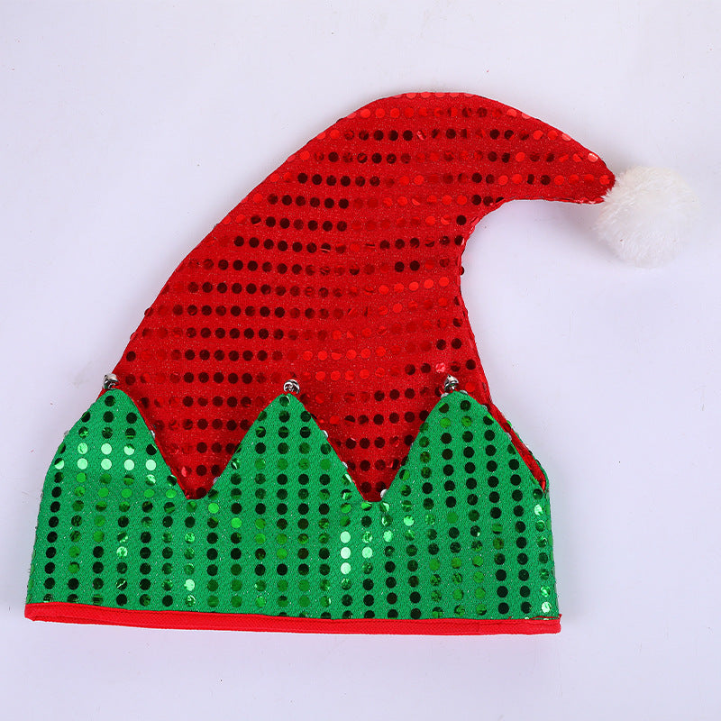 Sequins Christmas Elf Hat