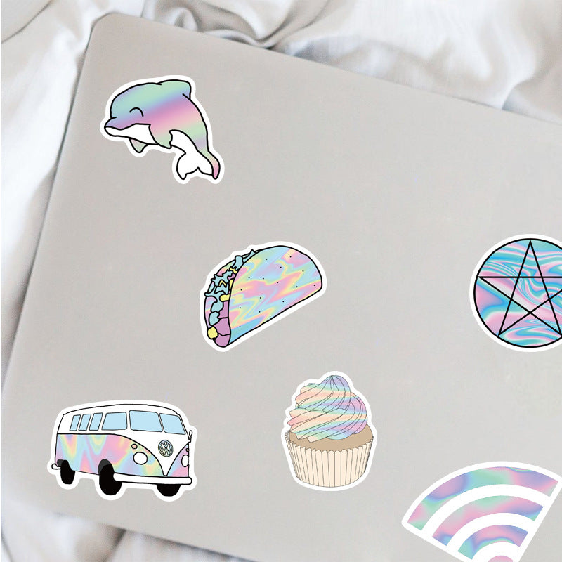 Assorted Holographic Waterproof Stickers