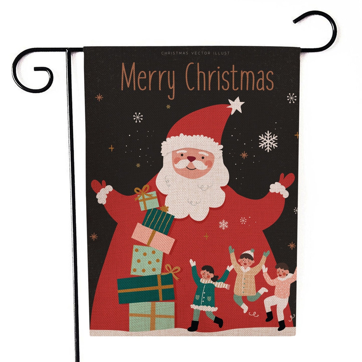 Santa Claus Garden Flag