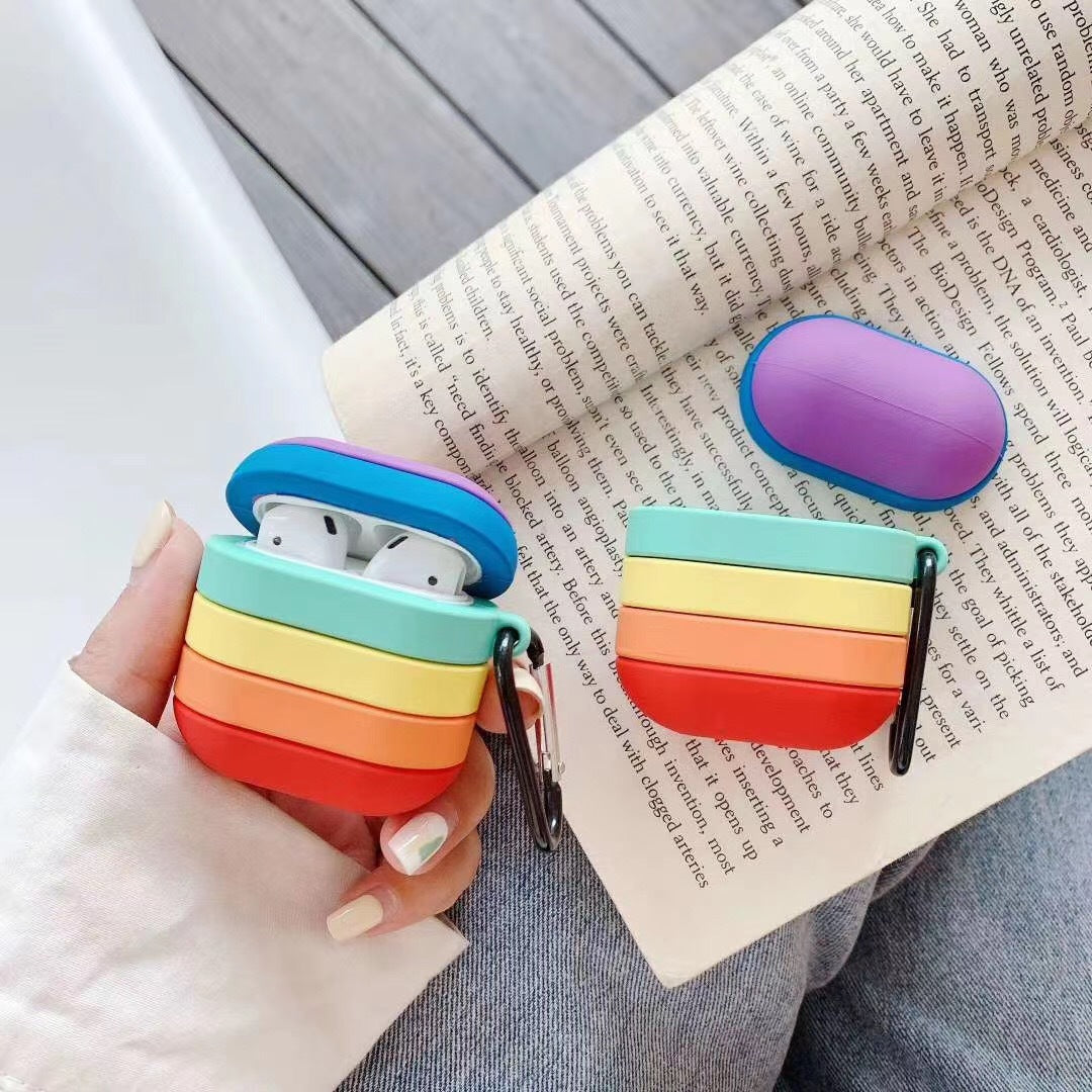 Rainbow Protective Sleeve for AirPods/Earbuds