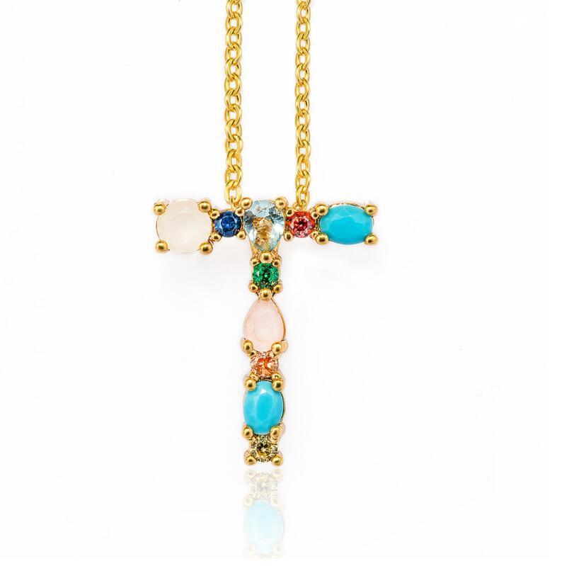 Bedazzled Letter Necklace