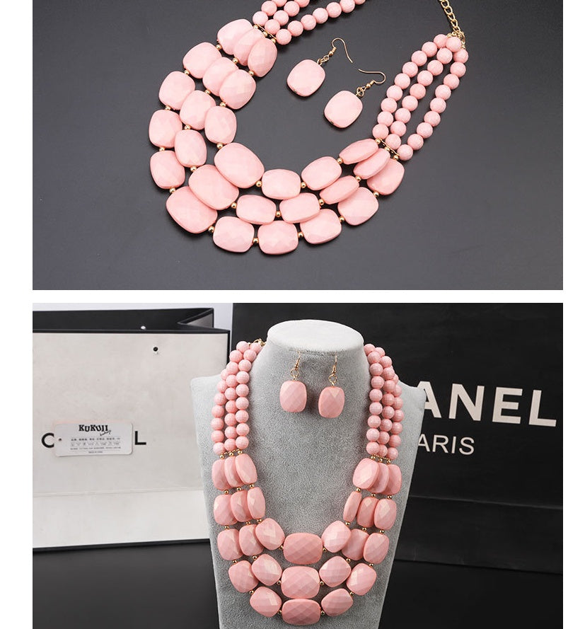 Cultural Beaded Jewelry Set