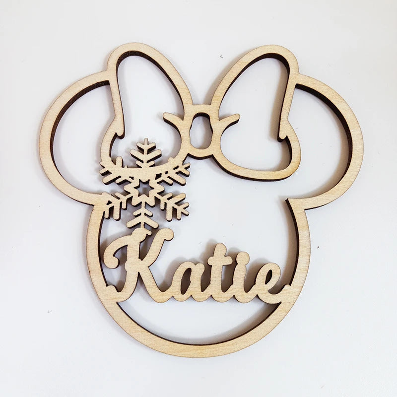 Personalized Wooden Christmas Ornament