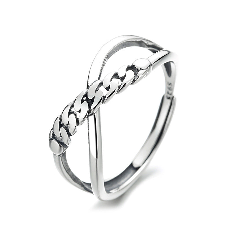 Vintage Pattern Cross Ring