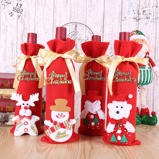 Christmas Wine Bottle Bag