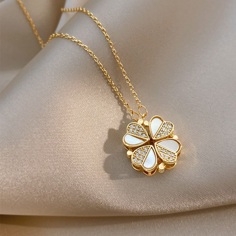"Lucky Day" - Stainless Steel Pendant Necklace