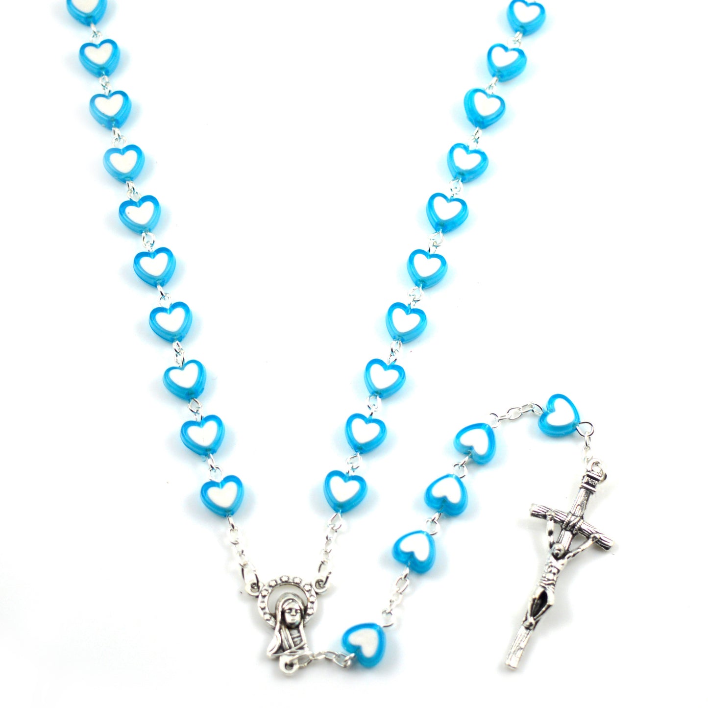 "Jesus Love" - Rosary  Necklace