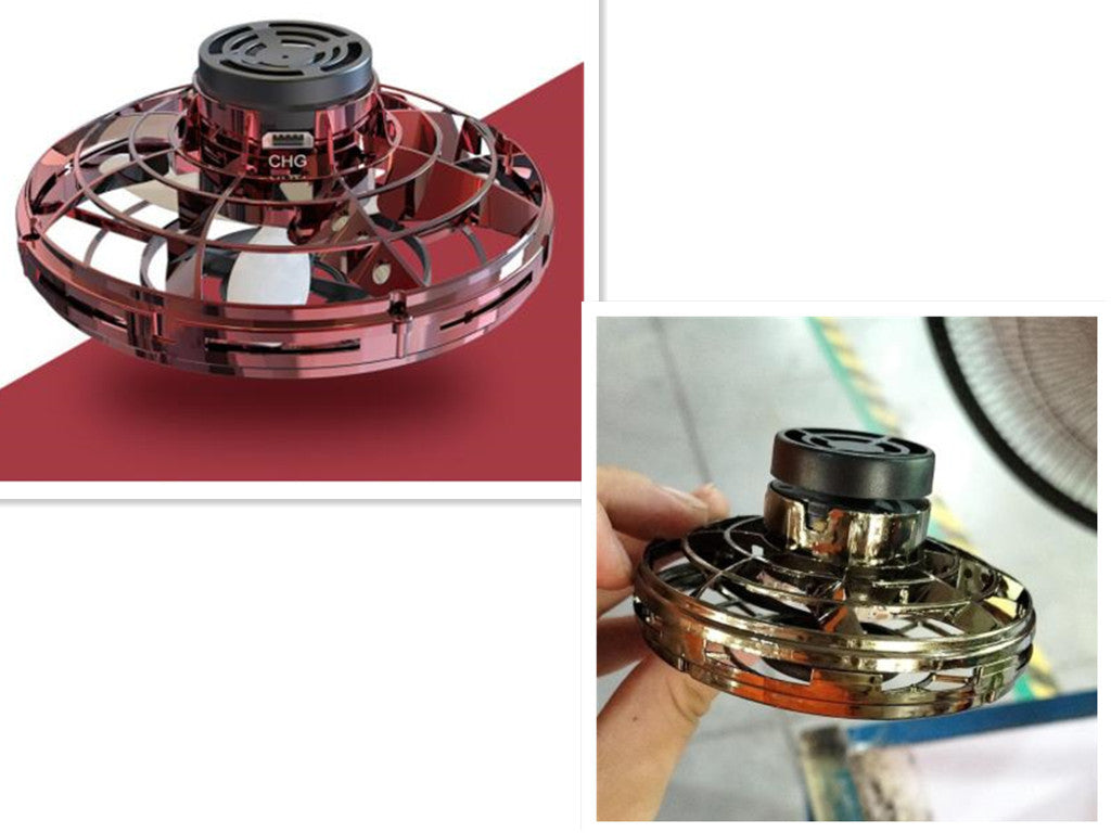 Flying Rotating Gyro Aircraft Induction Drone