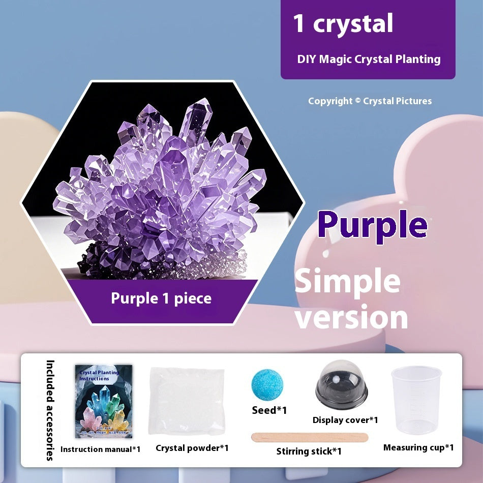 Growing Crystal Scientific Experiment