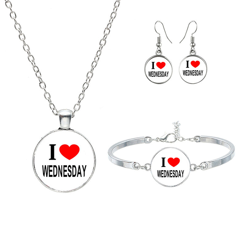 "Wednesday" - Glass Jewelry Sets
