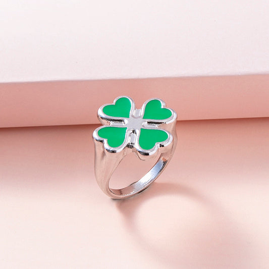 "Forever Lucky" - Four-leaf Clover Rings for Women and Men
