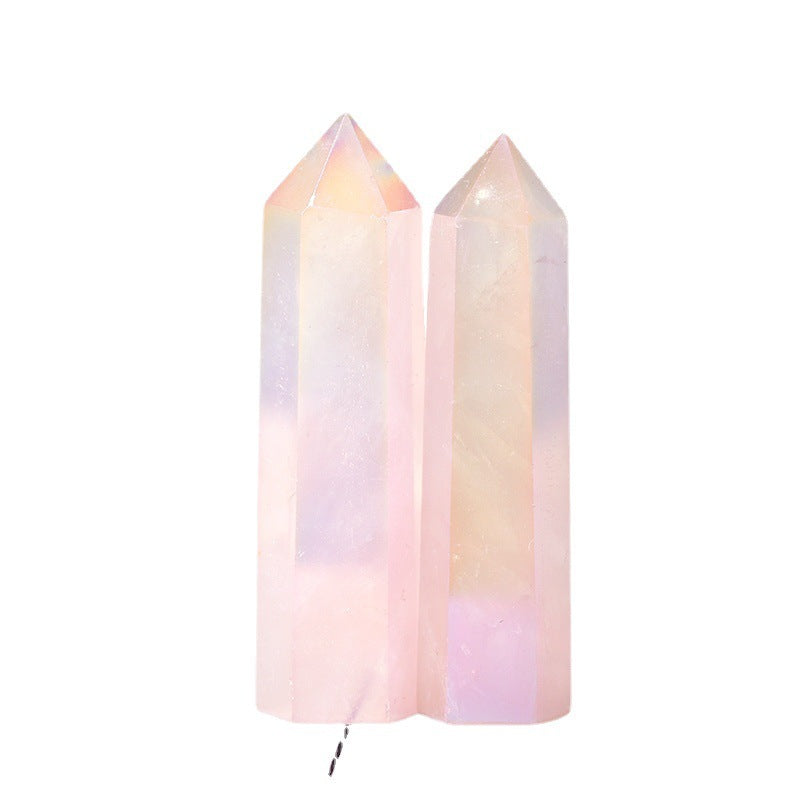 Natural Rose Quartz Healing Crystal Sculpture