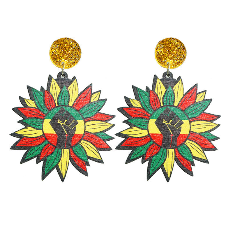 Multicolor Cultural Earrings