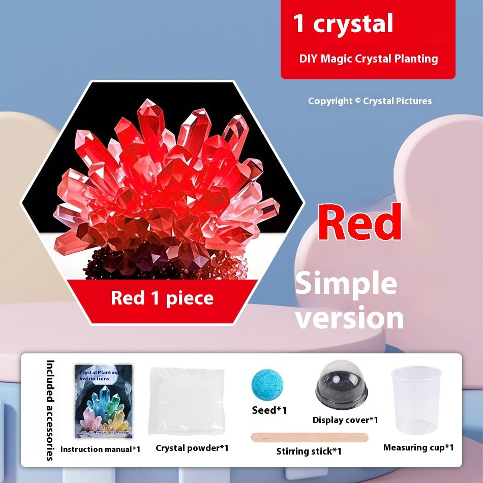 Growing Crystal Scientific Experiment