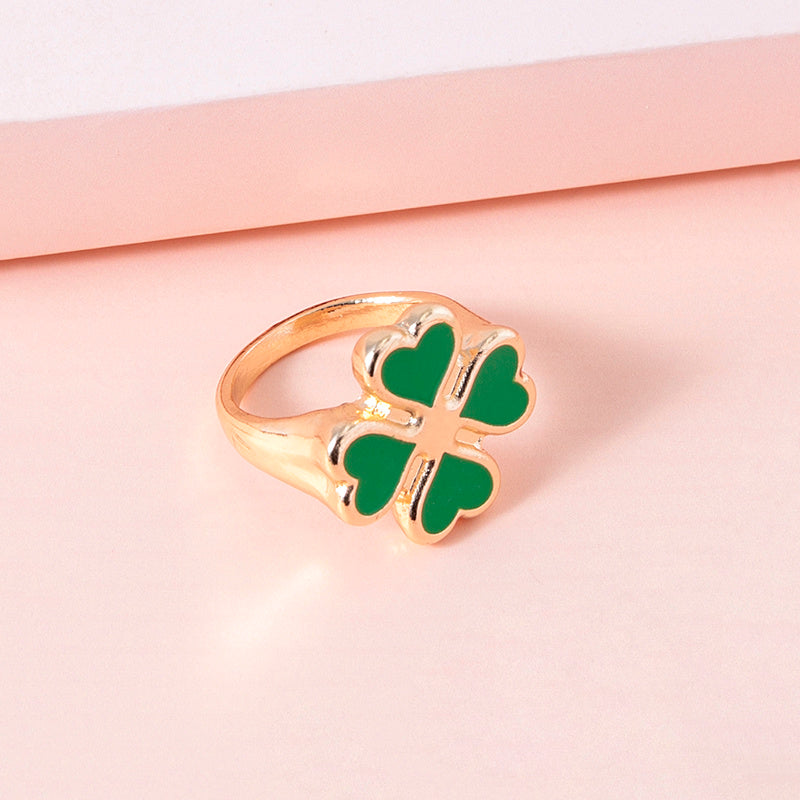 "Forever Lucky" - Four-leaf Clover Rings for Women and Men