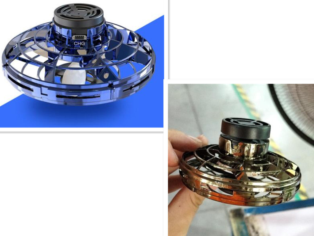 Flying Rotating Gyro Aircraft Induction Drone